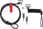 Ken Kensington ClickSafe Anywhere Keyed Lock - Sicherheitskabelschloss - Grau - 1.5 m (pack of 2)