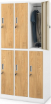 Jan Nowak White employee social cabinet/gold dąb: Eco* Design 6-Door IGOR