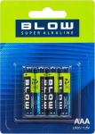 BLOW Battery AAA LR3 Super Alkaline blister 4 art