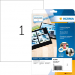 HERMA labels A4 wei&szlig; 210x297 mm Paper shining. 25 St