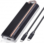 Graugear G-M208-20G SSD-Geh&auml;use, USB 3.2, NVMe und SATA Support, 20 Gbit/s - schwarz