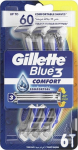 Gillette Blue3 Sensitive Comfort Disposable Razors 6pcs