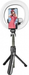 RoGer V14 Universal Tripod Stand for Selfie with LED Lamp