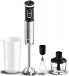Cecotec Hand blender | Power Neutron 1100MAX Cream&Crush | Hand Blender | 1100 W | Number of speeds Adjustable | Turbo mode | Chopper | Black/Silver
