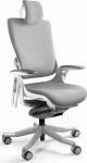 Unique Wau 2 BL416 office chair, snowy/white fabric