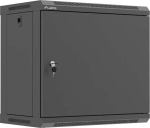 Lanberg Hanging rack installation cabinet 19 cali 9U 540x350mm black door full metal (flat pack)