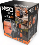 NEO TOOLS inverter generator 3200W, orange/black