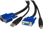 StarTech.com 6 FT 2-IN-1 USB KVM CABLE,