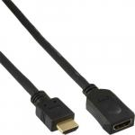 InLine HDMI Extension plug / Buchse, schwarz - 5m