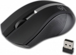 Rebeltec Wireless Optical Mouse, GALAXY Black/silver, rubber surface
