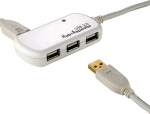 ROLINE USB 2.0 4-Port Hub with Repeater - Hub