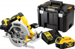 DeWALT DCS570P2-QW portable circular saw 18.4 cm Yellow 5500 RPM