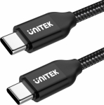 Cable USB Unitek USB-C - USB-C 2 m Czarny (C14059BK)