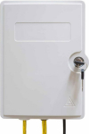 AFLHYPER IP Rated Wall Box Grey 7035 IP65 6 Port (SCD/LCQ) with 1+2 37mm Glands UNLOADED