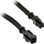 BitFenix Alchemy 4-Pin-ATX12V-Verl&auml;ngerungskabel, 45 cm, sleeved - schwarz