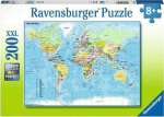 Ravensburger Puzzle 200 World Map XXL
