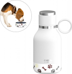 Asobu Dog Bowl Bottle White, 0.975 L