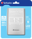 Verbatim Store'n'Go 1TB 2.5" USB 3.0 Silver 53071