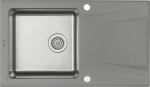 Sink Deante . PRIME GRAY METALLIC GRANITO-STAL 860x500x220 3.5'' + EQUIPMENT SPACE SAVERS