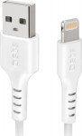 SBS TECABLEUSBIP5389W - 3 m - Lightning - USB A - Male - Male - Wei&szlig;