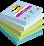 Post-It 3M Sticky notes Post-it&reg; Super Sticky, OASIS, 76x76mm, 5x90 kart
