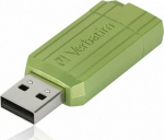 Pendrive Verbatim Verbatim USB flash disk, USB 2.0, 128GB, Store,N,Go PinStripe, zielony, 49462, do data archiving
