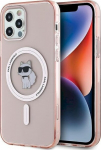 Karl Lagerfeld KLHMP12MHFCCNOP iPhone 12/12 Pro 6.1" hardcase IML Choupette MagSafe / pink