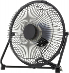 DELTACO USB-fan table model 18cm svart