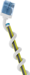 Wentronic Goobay CAT 6a U/UTP CU Ultra-Flexible 10m Hvid
