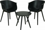 ProGarden ProGarden 3-partial patio furniture set, PP, czarny
