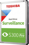 HDD Video Surveillance TOSHIBA S300 PRO 10TB CMR, 3.5", 512MB, 7200RPM, SATA, 64 cameras, 24/7, TBW: 300