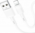 Kabel USB Hoco USB-A - Lightning 1 m White (X83 white)