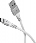 Wentronic Goobay | USB-C to USB-A Supersoft Textile Cable with Metal Plugs | 74530