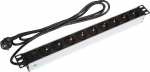 BKT Elektronik PDU 19&acute;&acute; 9xDIN49440 (schucko) plug DIN49441 (universal)