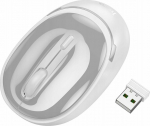 Hoco Mouse HOCO wireless computer mouse 2.4G 1600 dpi GM34 gray and white