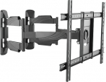 LogiLink Full Motion Corner TV Wall Mount - Aufstellung - einstellbarer Arm - For television and Monitor - cold rolled steel - screen size: 94-177.8 cm (37"-70")