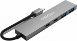 HUB USB Delock Origin Storage Origin 4 Ports - 2 USB3.2 & 2 Type C Gen1 Hub Wired USB 3.2 Gen 1 (3.1 Gen 1) Type-A + Type-C Szary