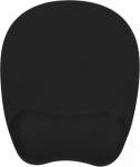 Powerton Mouse Pad Mouse Pad, ergonomic, memory foam, czarna, Powerton