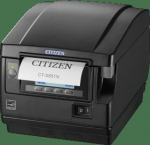 Citizen CT-S851III, 8 dots/mm (203 dpi), USB, black - receipt printer, front exit, direct thermal, resolution: 8 dots/mm (203 dpi), media width (max.): 58/60/80/82.5 mm, print width (max.): 80 mm, roll diameter (max.): 83 mm, speed (max.): 500 mm/s,  ...