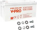 BATTERY VOLT POLSKA DEEP CYCLE VPRO SOLAR 12V 260AH VRLA BEZOBSŁUGOWY
