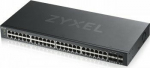 ZYXEL COMMUNICATIONS A/S ZYXEL GS1920-48V2, 50 PORT SMART MANAGED SWITCH 48X GIGABIT COPPER AND 4X GIGABIT DUAL PERS., HYBRID MODE, STANDALONE OR NEBULAFLEX CLOUD (5Y WARRANTY)