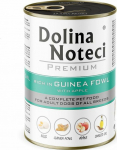 DOLINA NOTECI Premium Rich in guinea fowl with apple - wet dog food - 400g