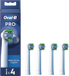 Oral-B Pro Precision Clean Brush heads White, 4 stk