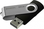 Goodram UTS2 USB flash drive 64 GB USB Type-A 2.0 Black,Silver