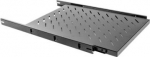 Lanberg 19" Sliding Shelf 1U/465x750mm | AK-1011-B | Black