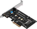 Silverstone SST-ECM21-E M.2 adapter card, PCIe 4.0, 1x M-Key - Low Profile