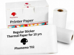 Phomemo Paper Insert Inserts Self-adhesive 3x Roll do Phomemo T02 M02 PRO M03 M04S / Q22-RMS10