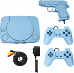 Riff RF-2GUN retro console with 22 8-bit games with 2 joysticks + game gun