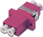 Digitus FO COUPLER DUPLEX LC TO LC, MM OM4 VIOLET CERAMIC SLEEVE