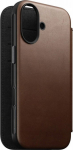 Nomad Modern Leather Folio iPhone 17 Brown
